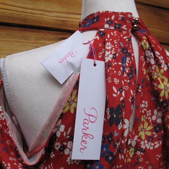NWT Parker Floral Mini Dress - Picture 8 of 9